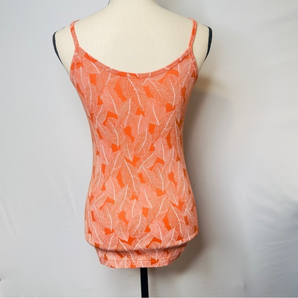 Banana Republic Women's Blouse Top Orange Spaghetti Strap Size Small - Picture 5 of 9